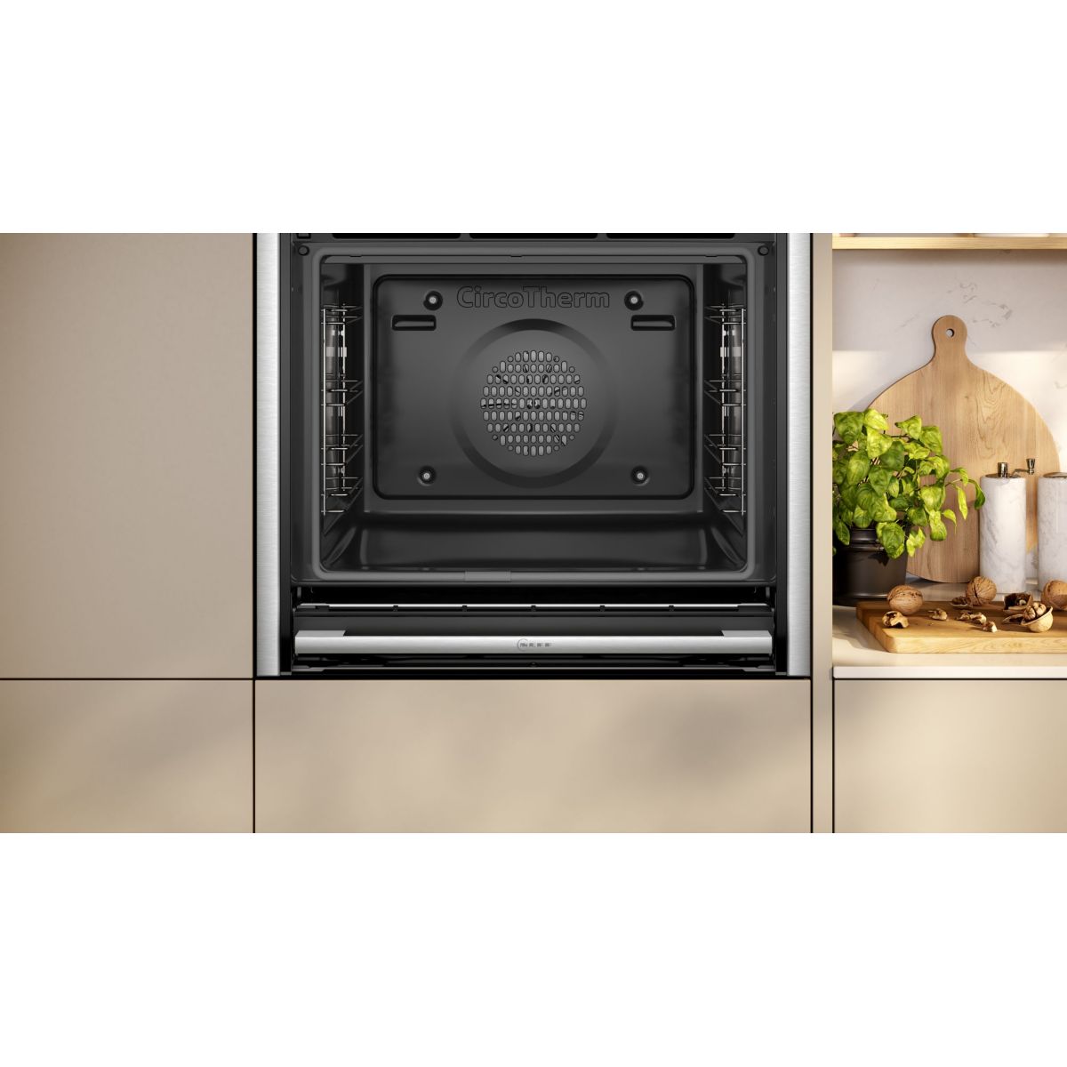 Four encastrable B64CS71N0 N90 Slide&Hide inox, NEFF