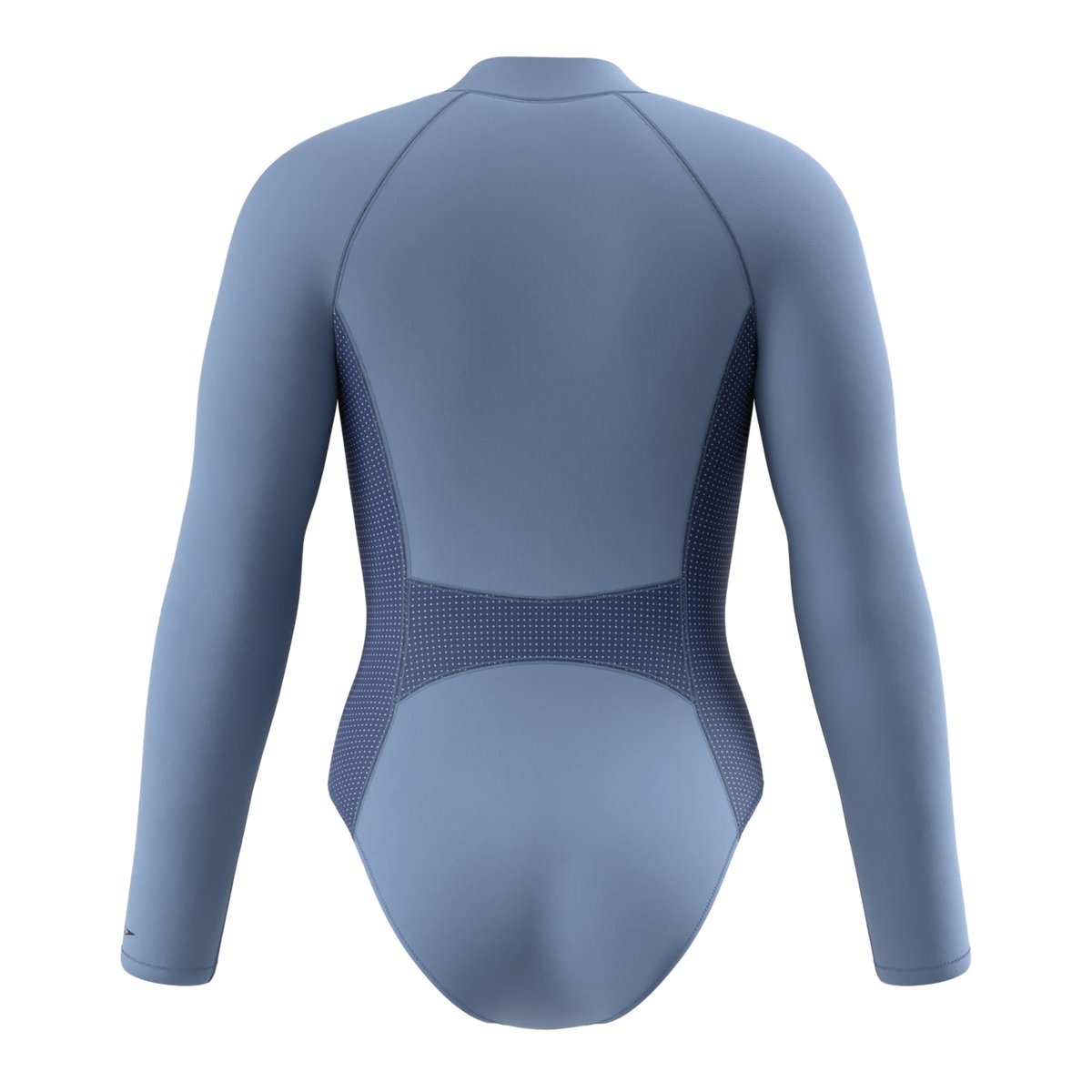 Maillot de bain 1 pièce manches longues motif/style panneau décoratif SCUBA bleu, SPEEDO