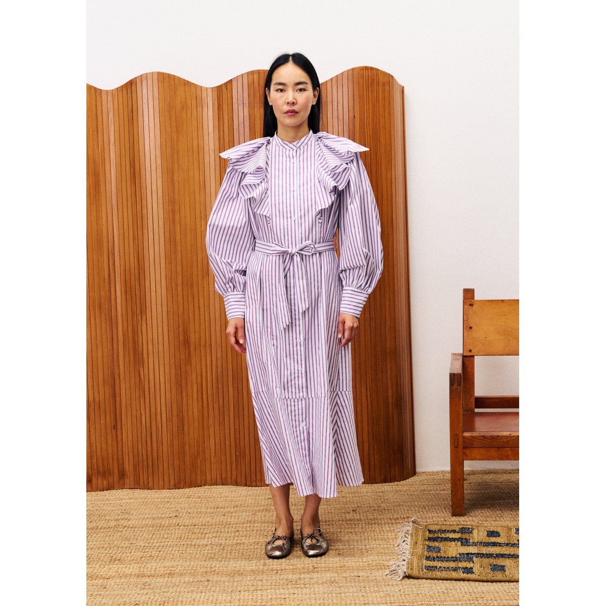 Robe  longue LAVANDE violet, FRNCH