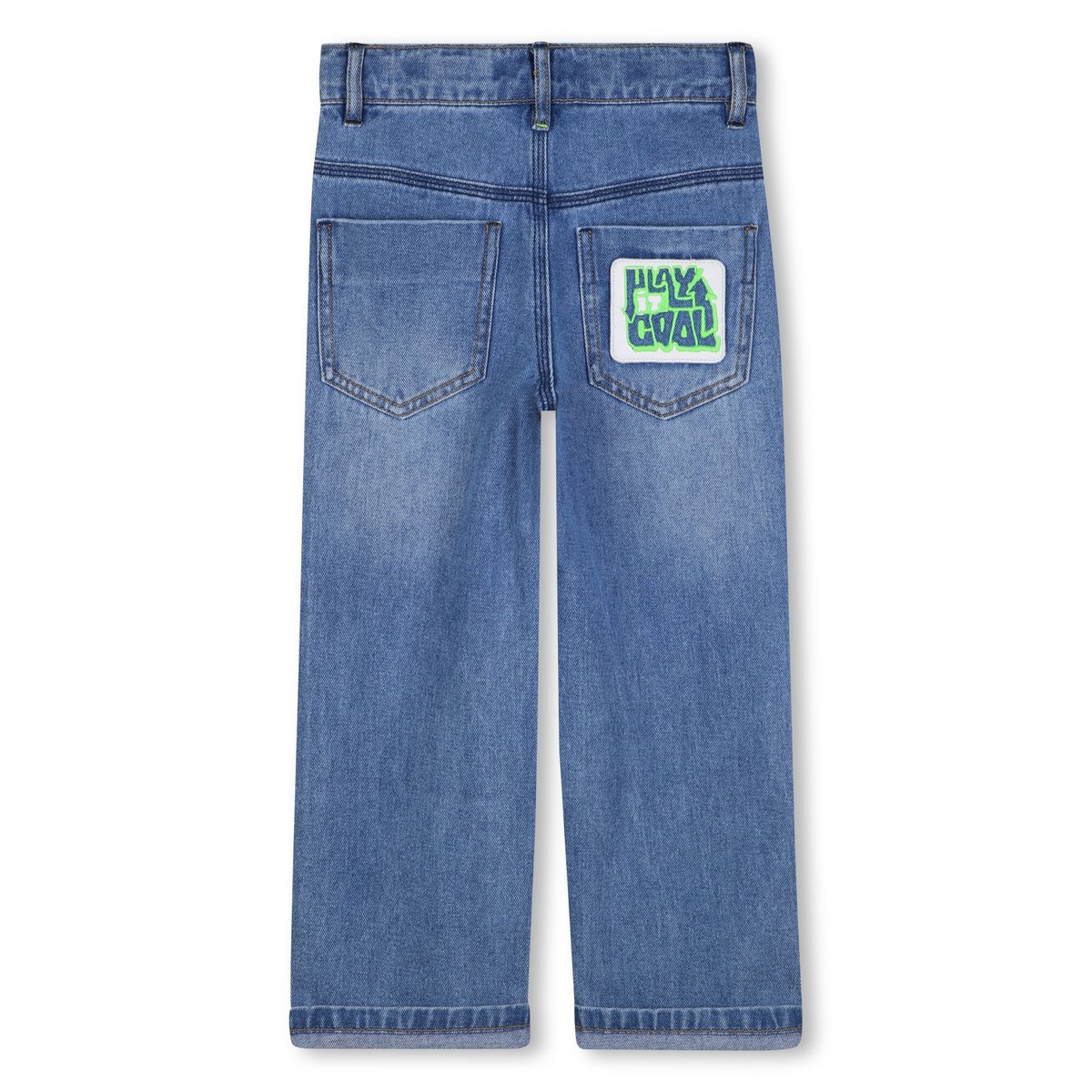 Pantalon denim double stone+bleach, BILLIEBLUSH
