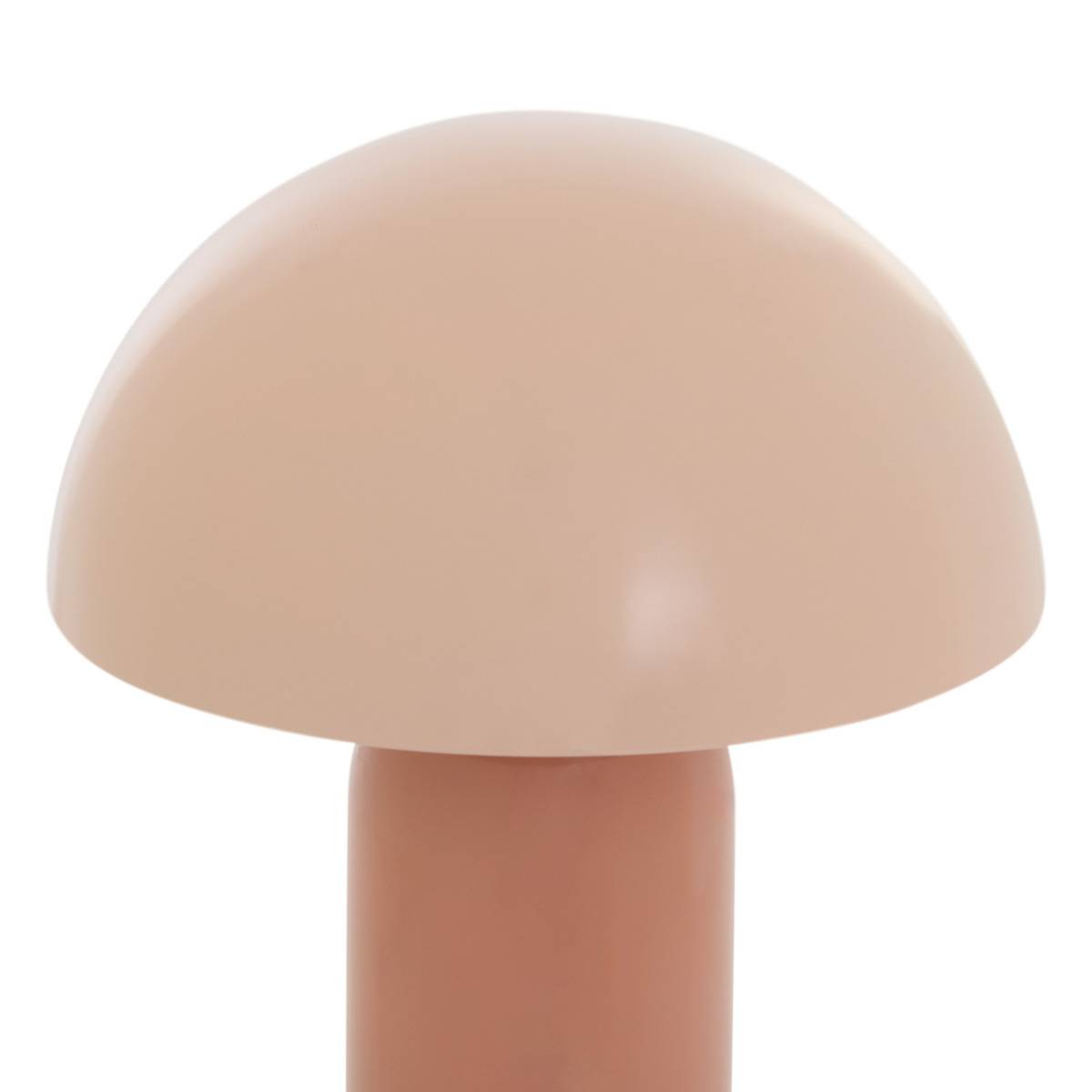 Lampe champignon en acier LITO rose, ATMOSPHERA