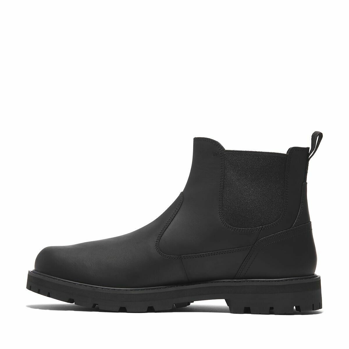 Britton Road Mid Chelsea Boots in Leather black, TIMBERLAND