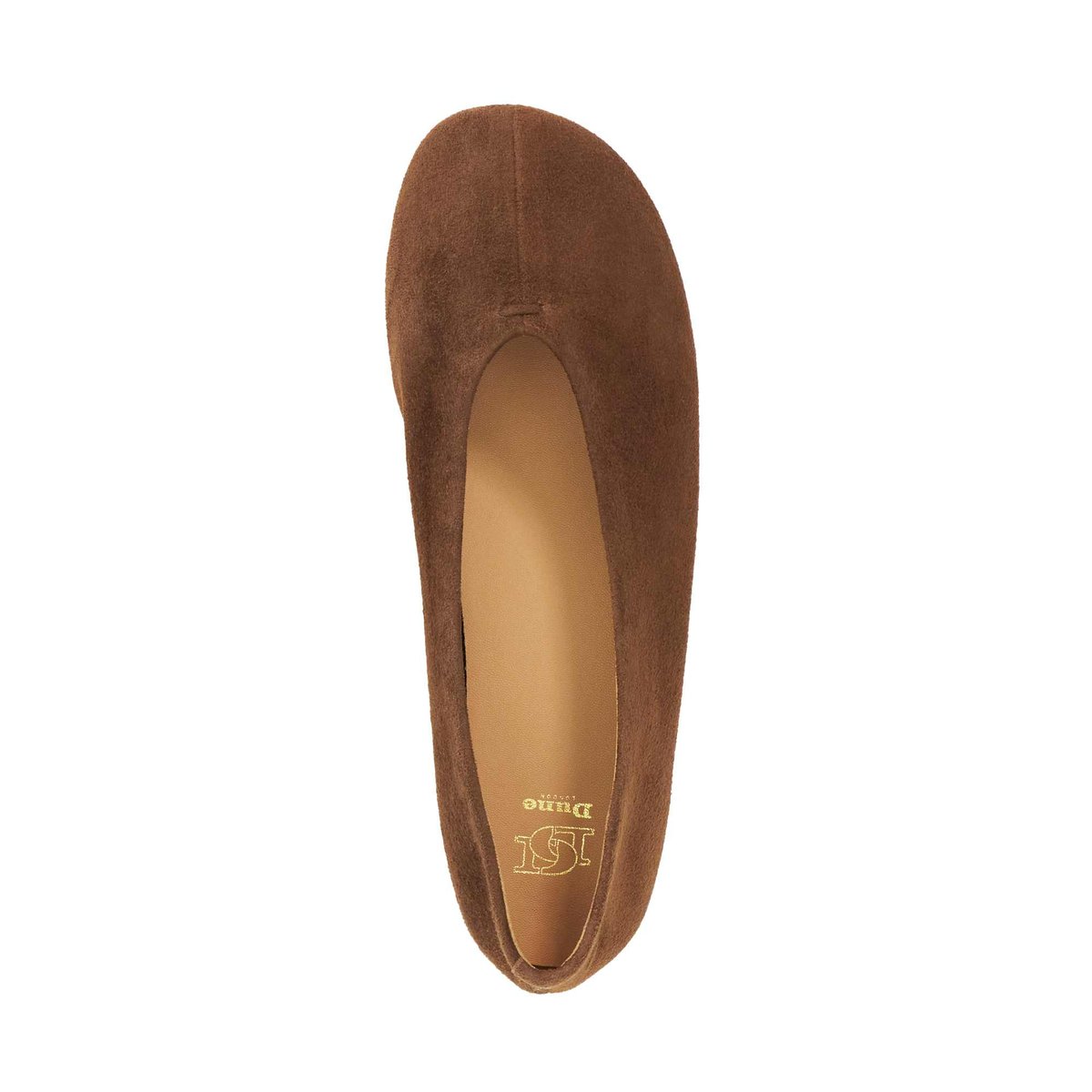 Ballerines - HIGHCUT brown-suede, DUNE LONDON