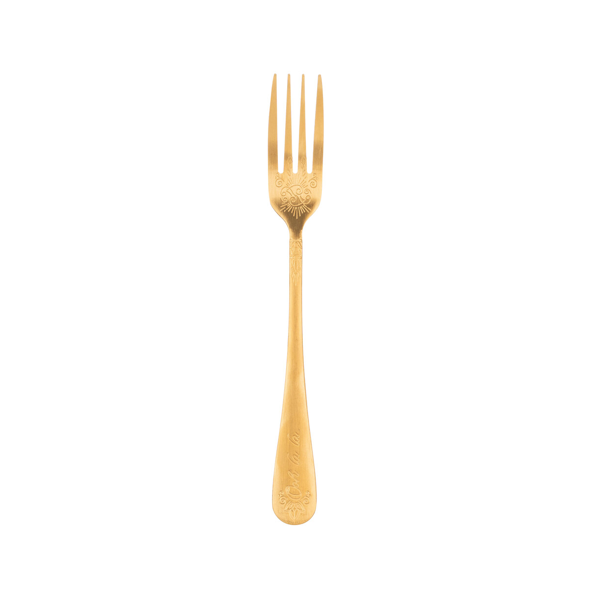 16-Piece Slogan Cutlery Set in Gold gold-coloured, YVONNE ELLEN