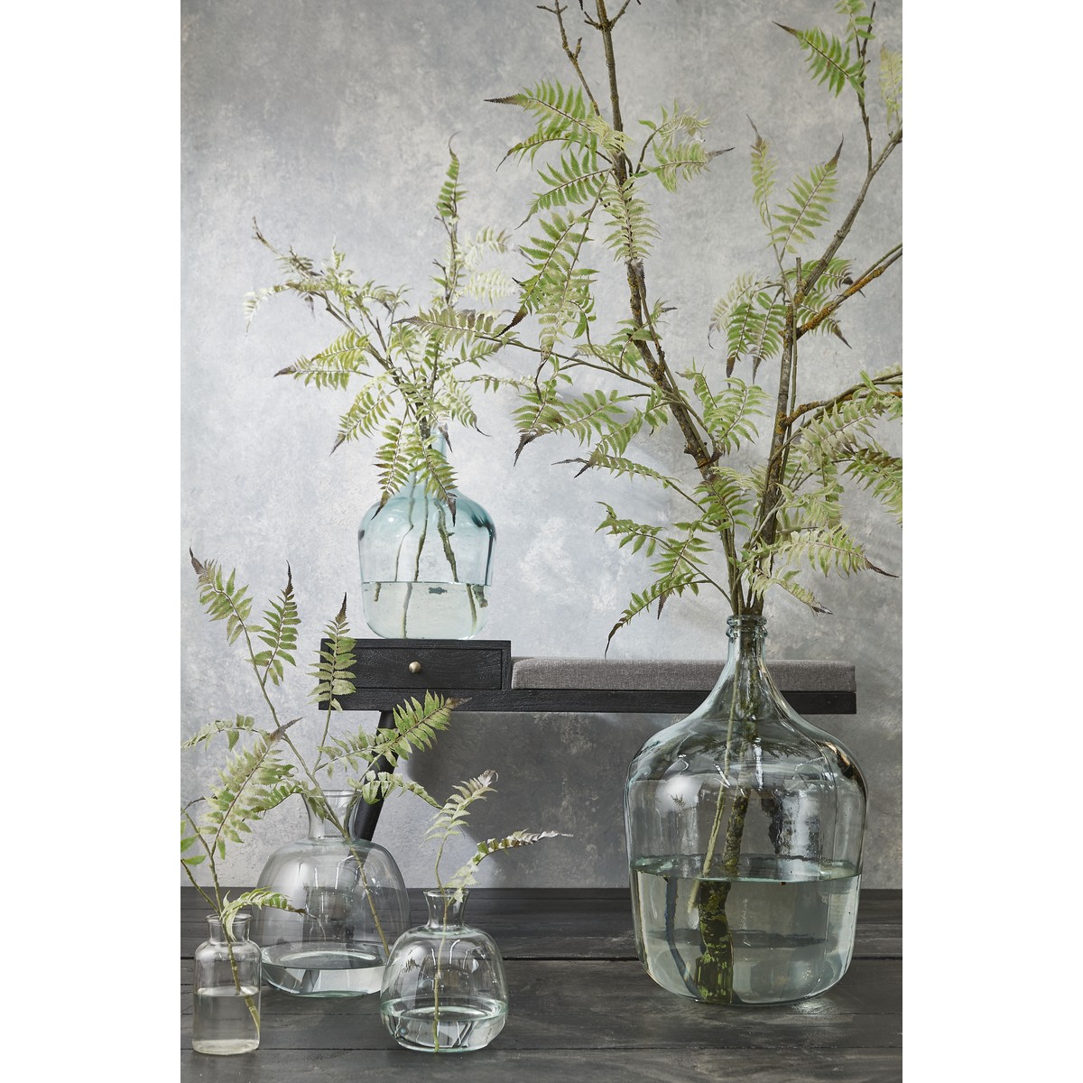 Bouteille décorative DIEGO transparent, MICA DECORATIONS