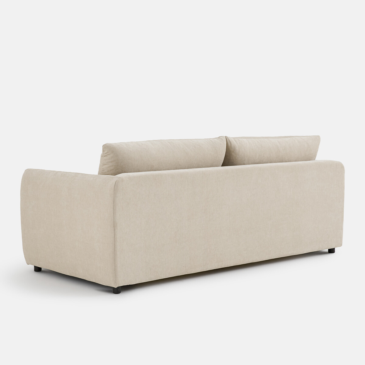 Canapé convertible, 2, 3 ou 4 places, en polyester chiné, YDE beige, LA REDOUTE INTERIEURS