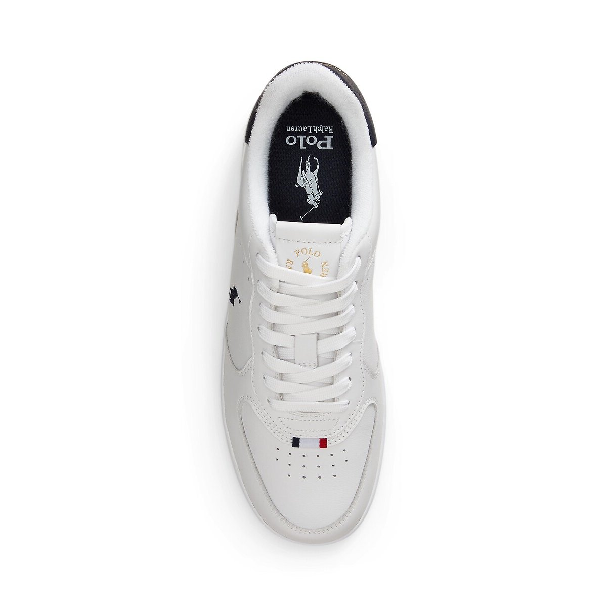Baskets MASTER COURT RIB blanc/rouge/bleu, POLO RALPH LAUREN