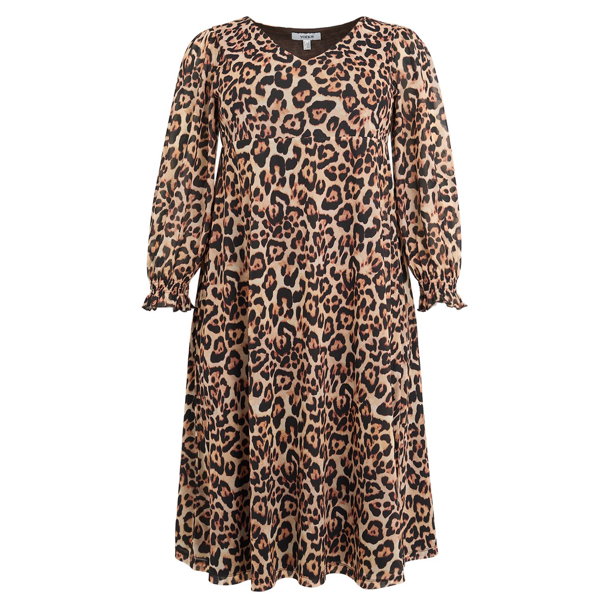 Robe avec manches longues multi, YOEK
