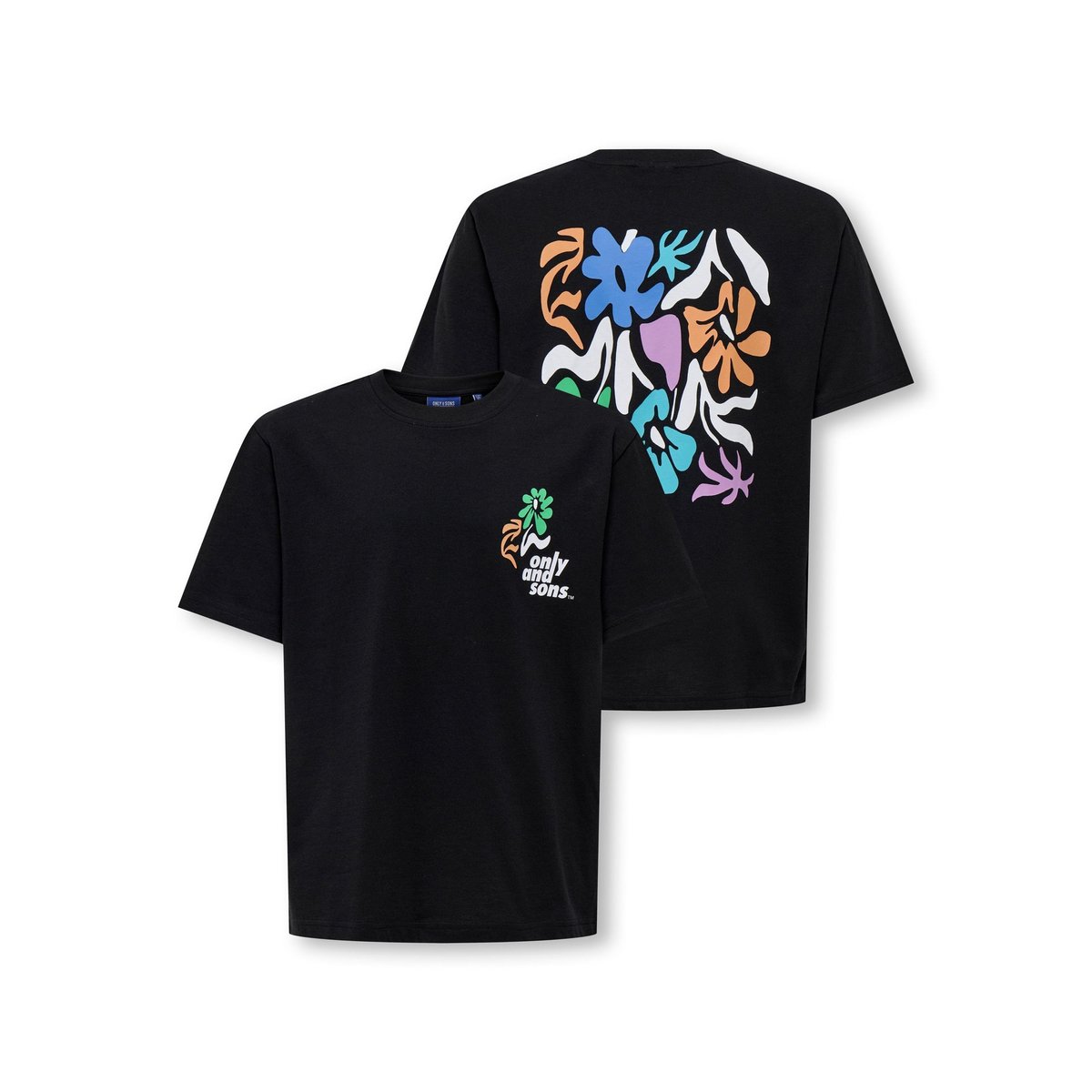 T-Shirt black 1, ONLY & SONS JUNIOR