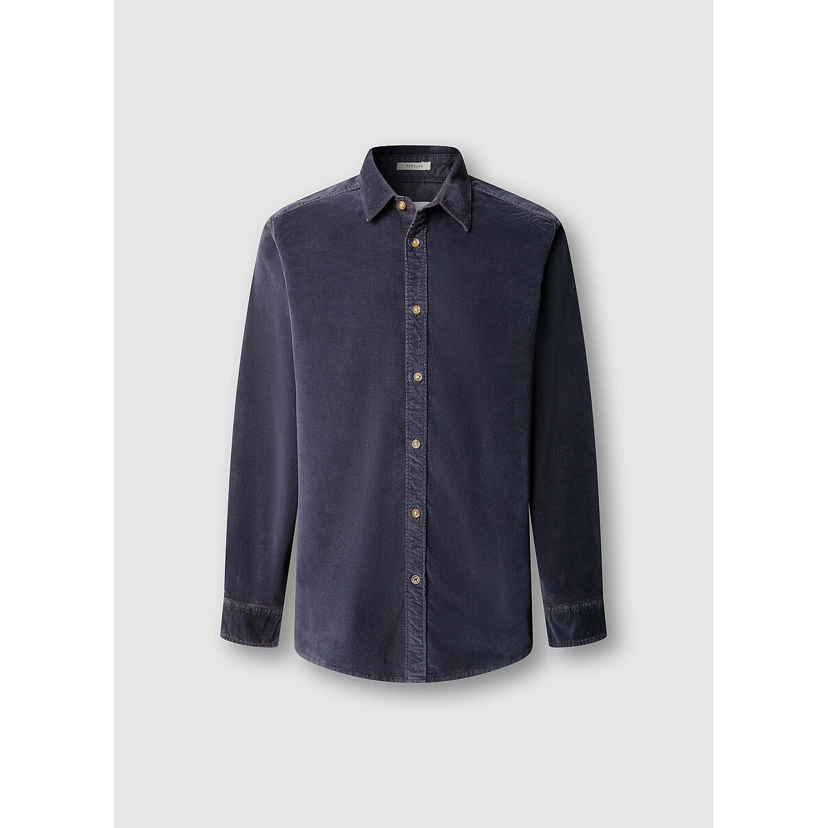 Chemise droite, manches longues bleu marine, PEPE JEANS