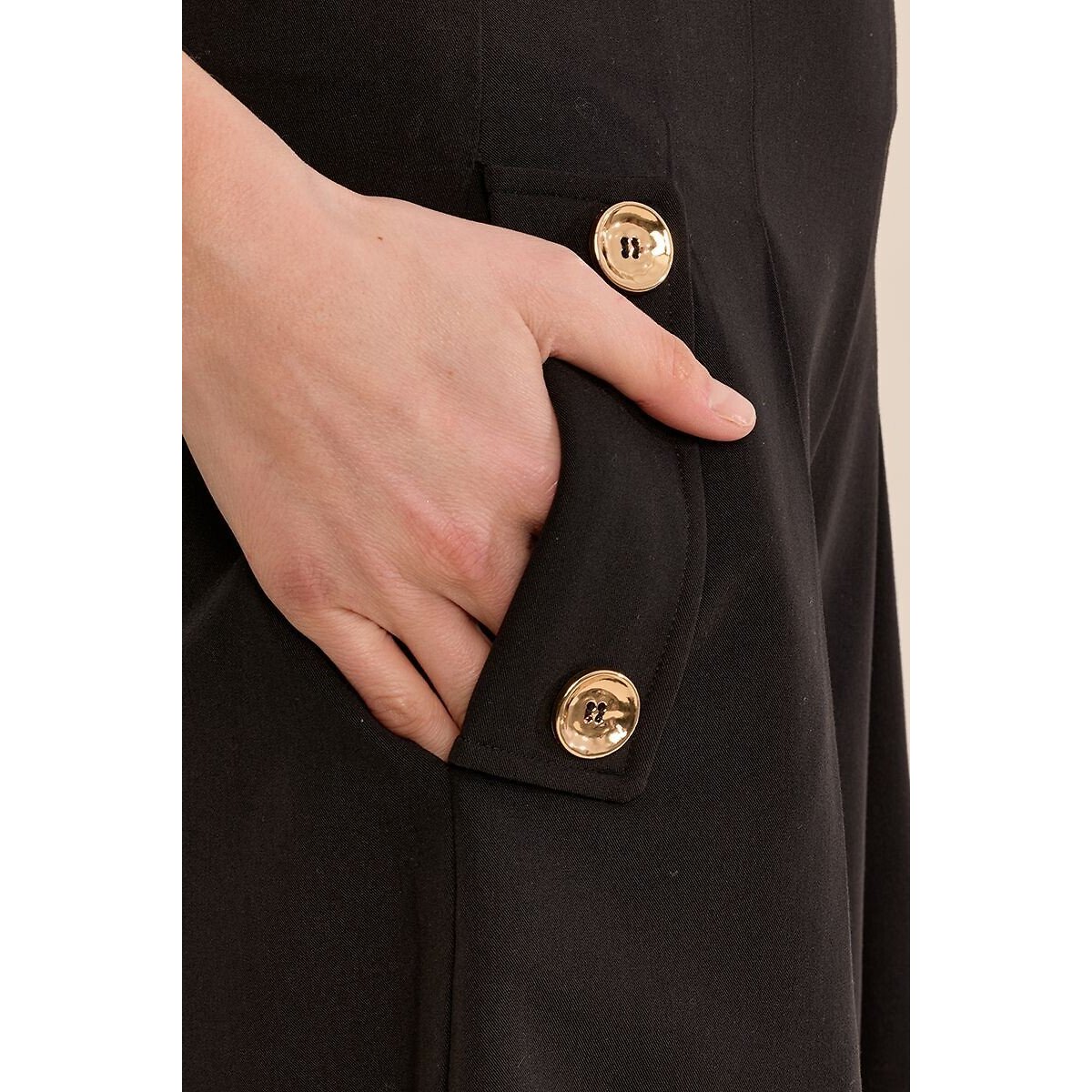 Pantaloni larghi nero , MOLLY BRACKEN