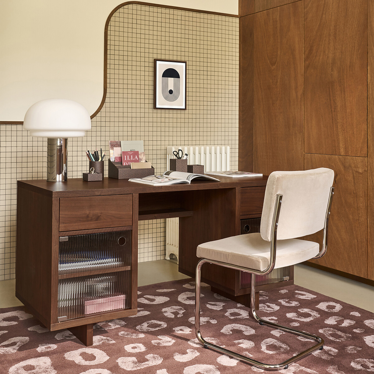 Cornice in rovere, 40 x 30 cm, PINETA tinta color noce, LA REDOUTE INTERIEURS