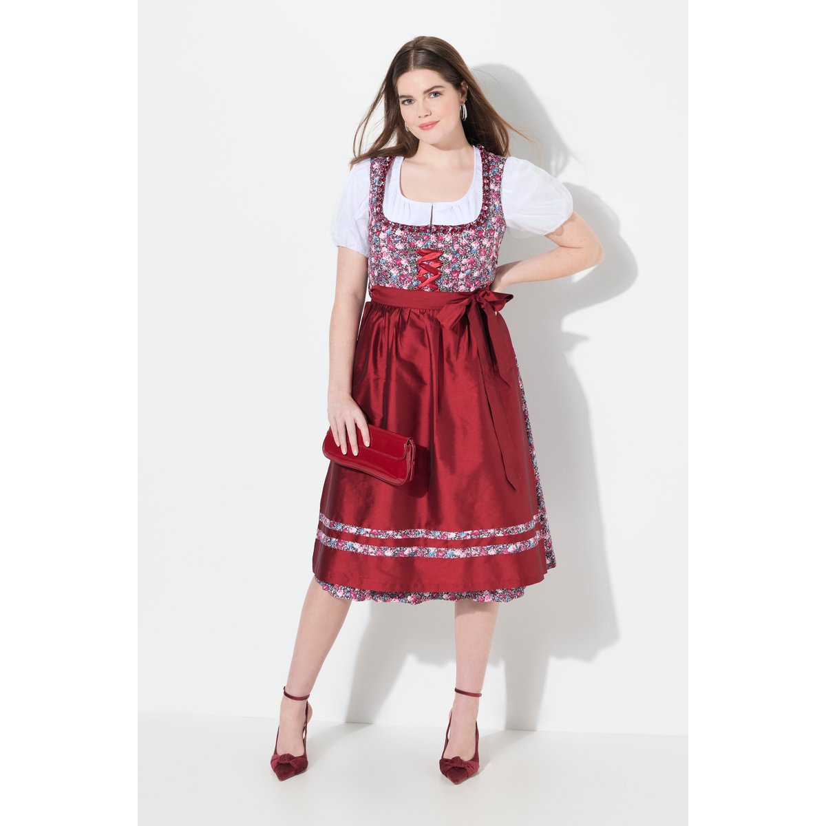 Dirndl lacé sans manches salsa, ULLA POPKEN
