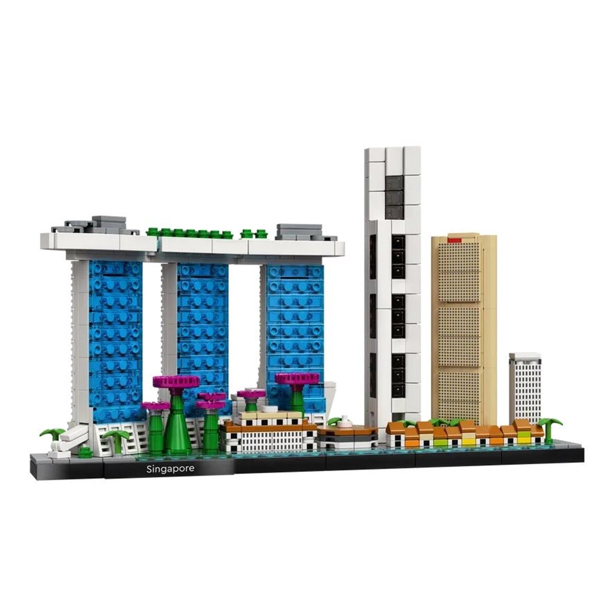 Architecture Singapour multicolore, LEGO