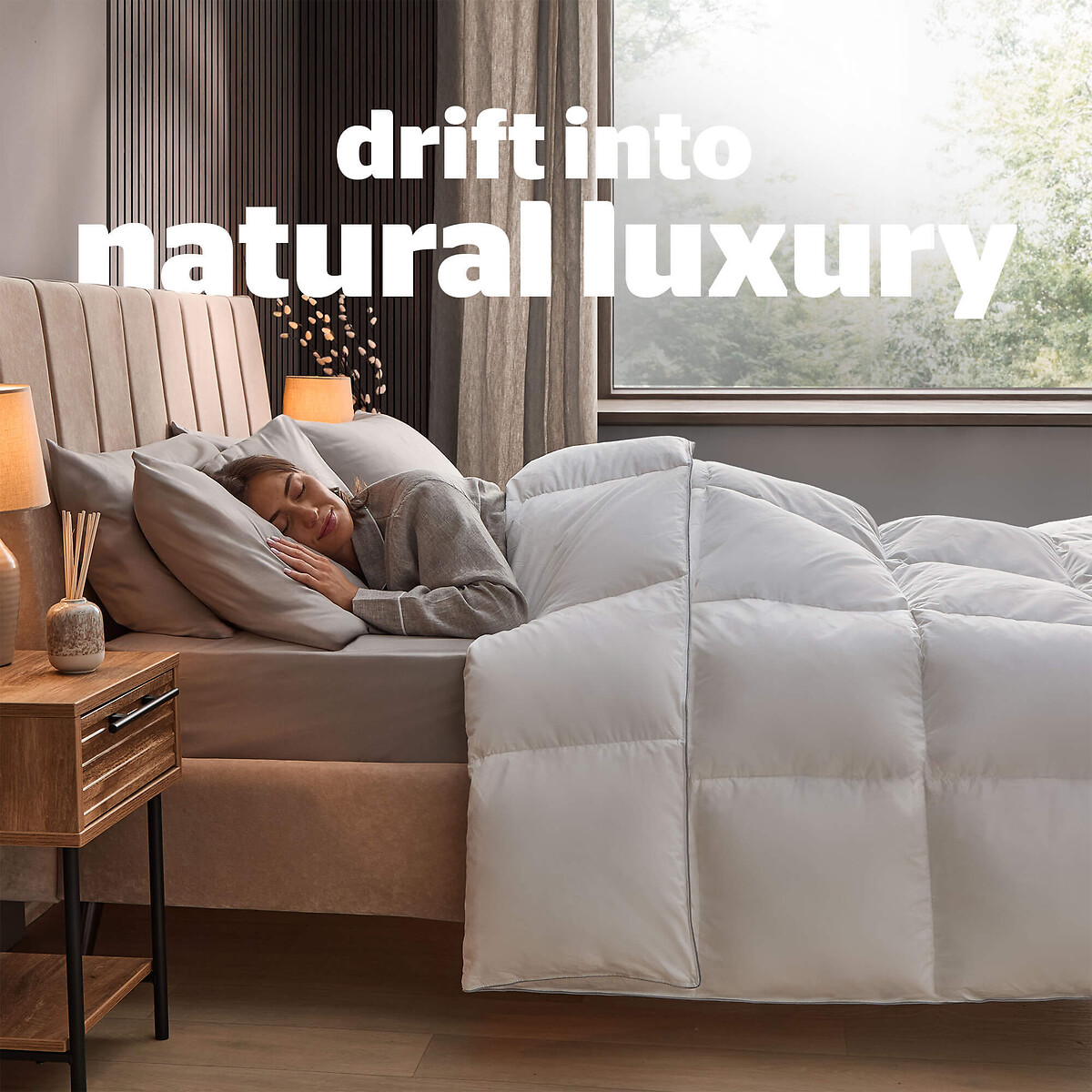Goose Feather & Down Duvet - 10.5 Tog white, SILENTNIGHT