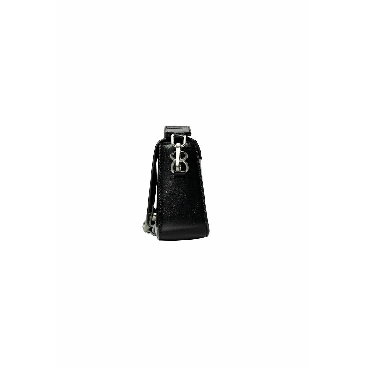111 Rock Leather Bag with Studded Handle black, IKKS