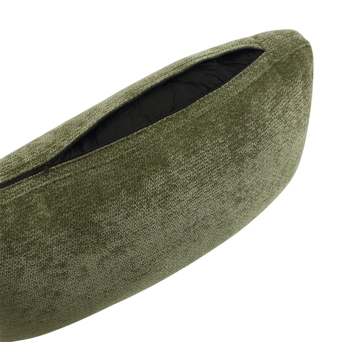 Canapé d'angle réversible convertible 3 places tissu avec coffre NOUMA vert, SWEEEK