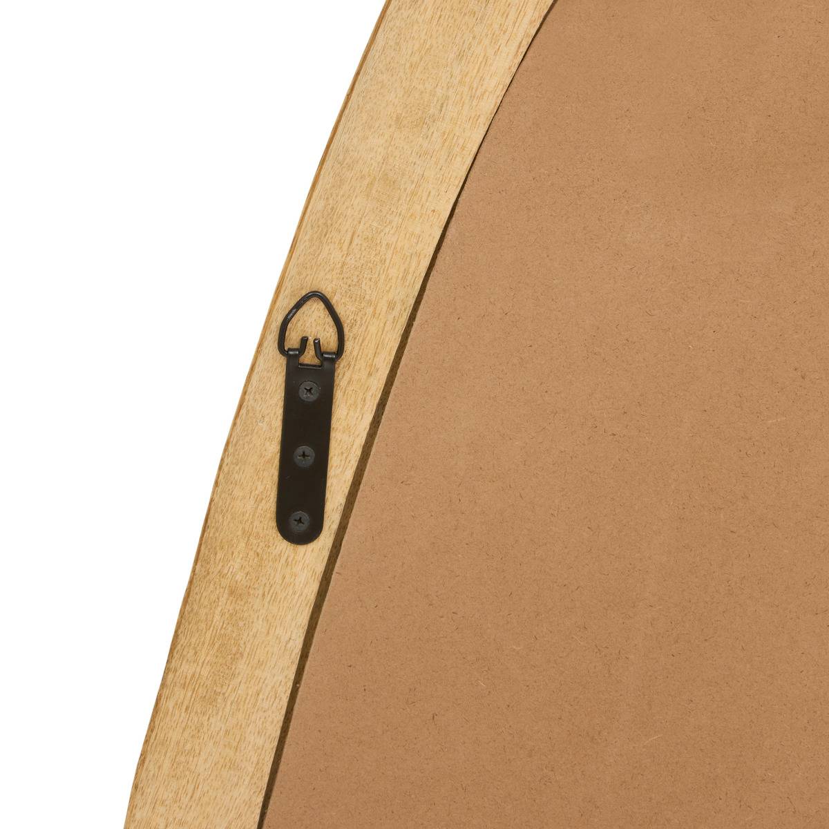 Miroir sur pied oblong en manguier STAN marron, ATMOSPHERA