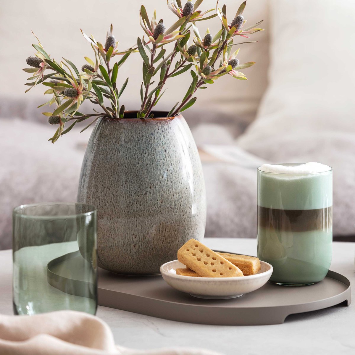 Vase Drop Beige Grand LAVE beige, LIKE. BY VILLEROY & BOCH