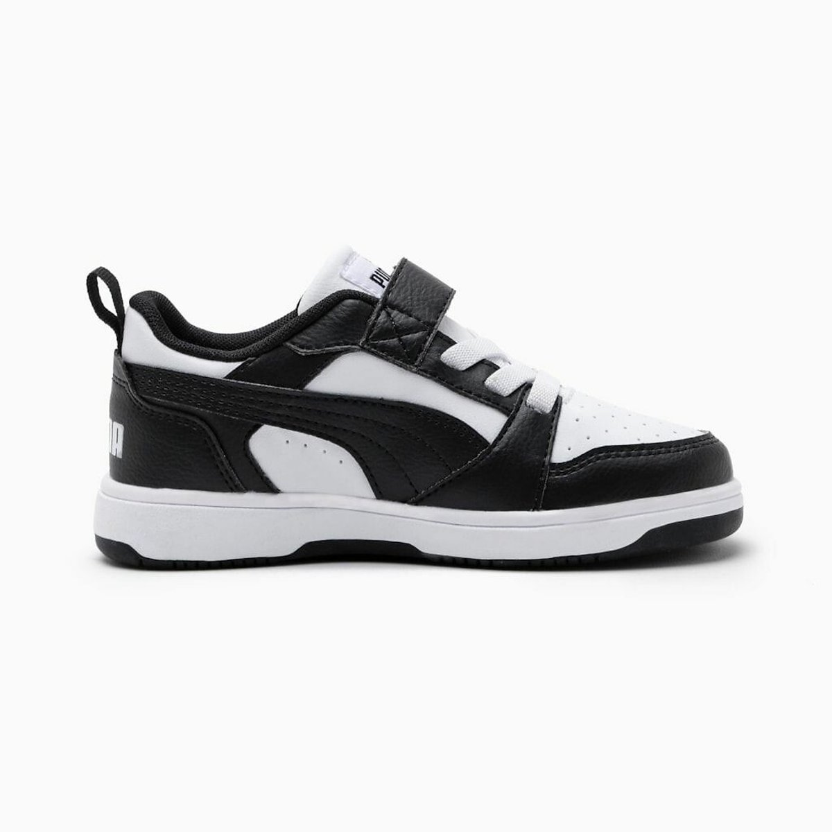 Baskets Rebound V6 Lo blanc/noir, PUMA