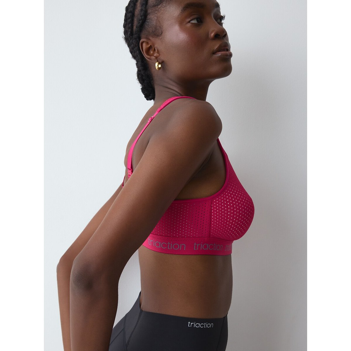 Soutien-gorge sport sans armature Energy Lite rouge cerise, TRIUMPH