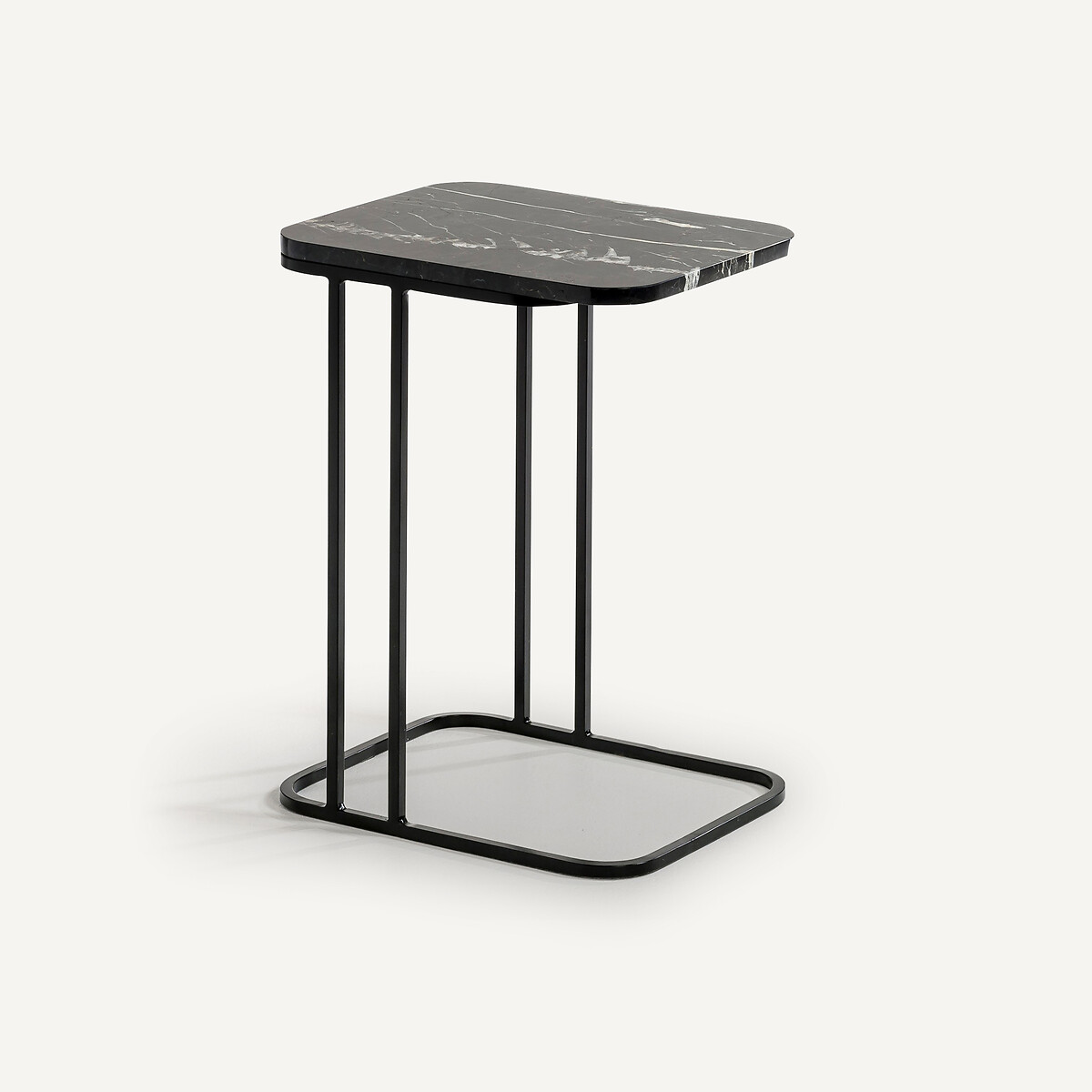 Trebor Side Table, Designed by Emmanuel Gallina black marble, EMMANUEL GALLINA X AM.PM
