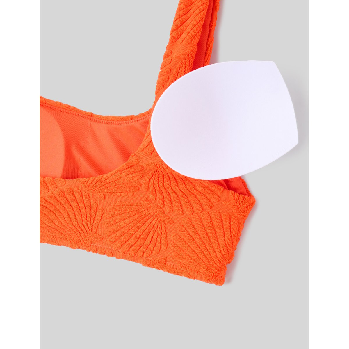 Haut de maillot de bain rouge, BZB