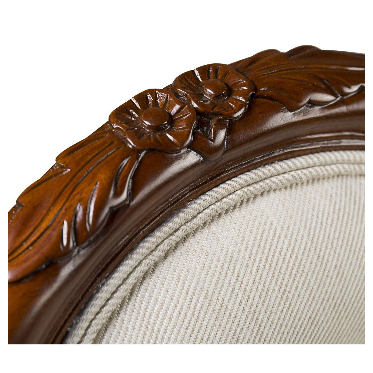 Fauteuil - HELVINIA blanc, DECORATION D’AUTREFOIS