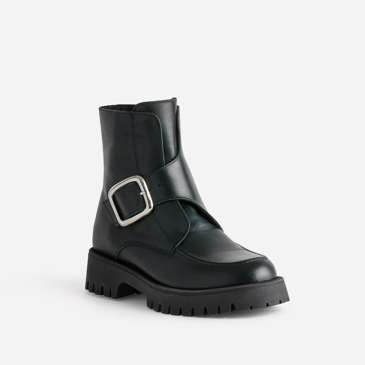 Boots en cuir ABELLA noir, TEXTO