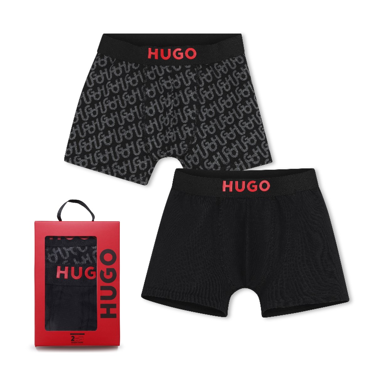 Lots de boxers black, HUGO KIDSWEAR