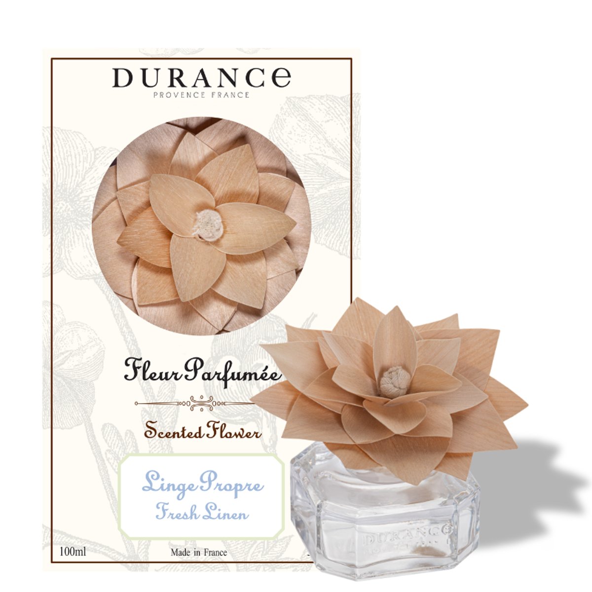 Fleur parfumée LINGE PROPRE couleur unique, DURANCE