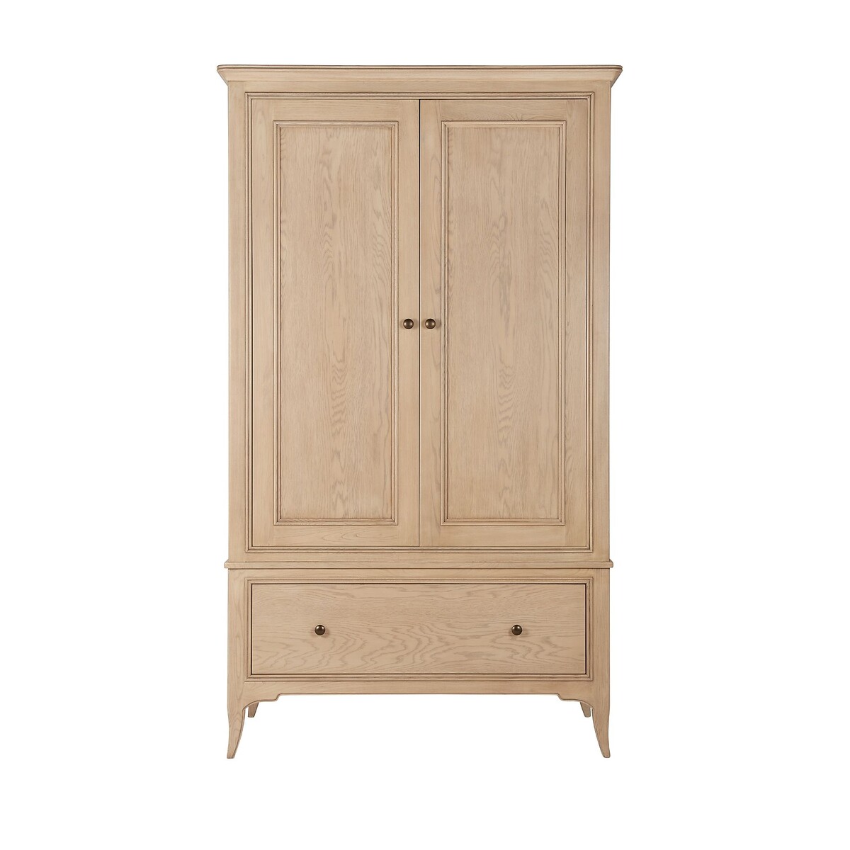 Toulon Oak 2 Door 1 Drawer Wardrobe light oak wood, WILLIS & GAMBIER