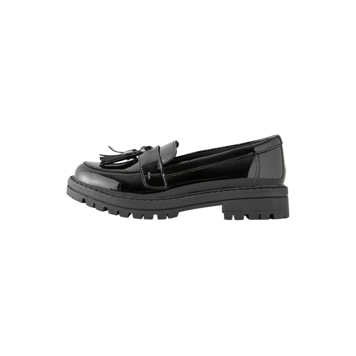 Mocassins glands semelle épaisse école noir, NEXT