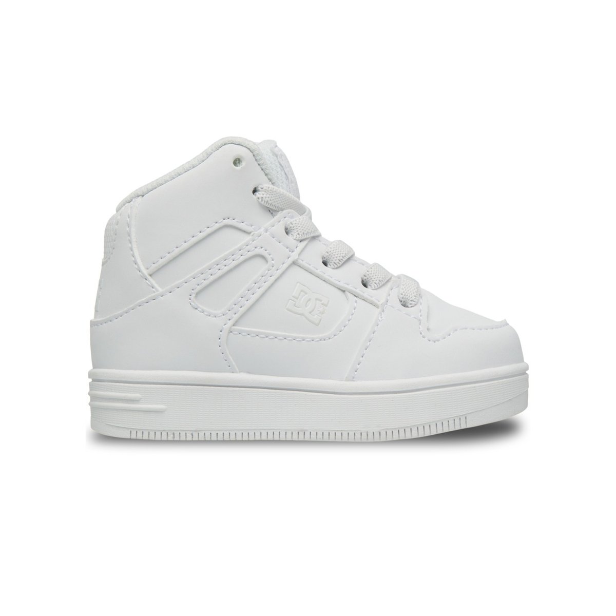 Chaussures montantes REBOUND. blanc white/white, DC SHOES