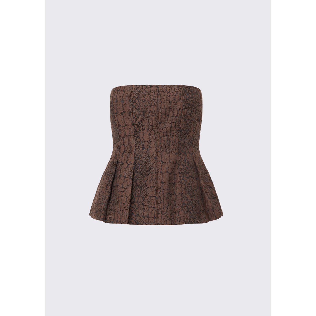 Top Jacquard Animalier marron, LIU JO