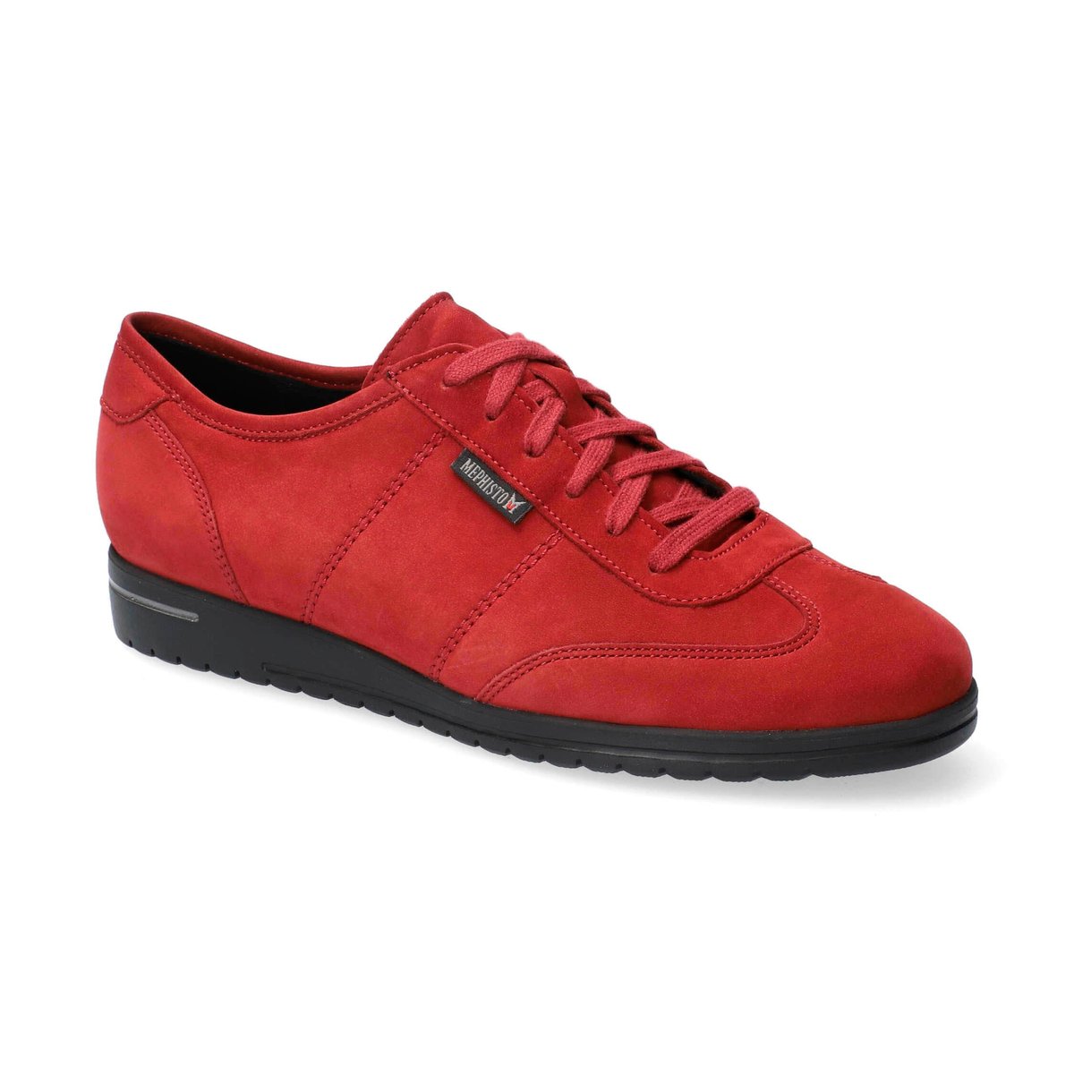 Baskets en cuir JORIE bordeaux 5135, MEPHISTO