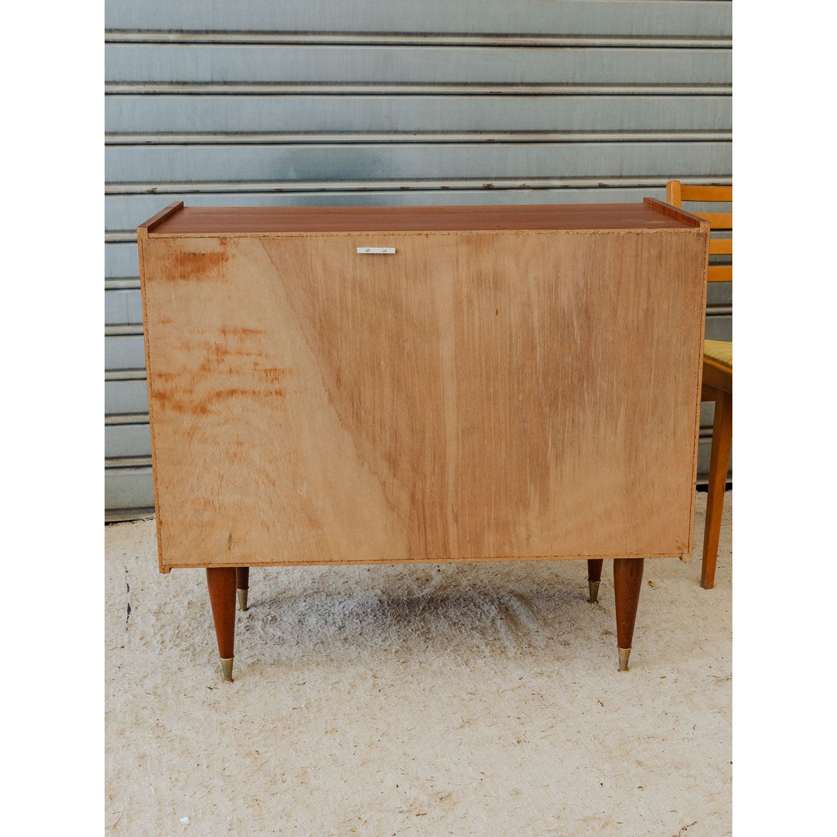 Commode en bois Olga N°1126 - Bon état bois foncé, DEBONGOUT