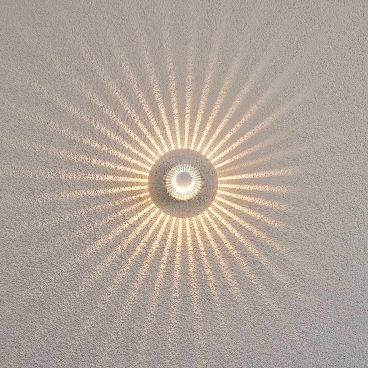 Applique extérieure en aluminium moderneLED aluminium brossé, LUCANDE