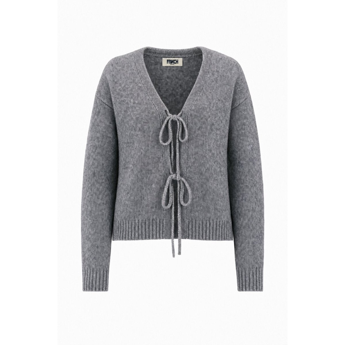 Cardigan Seorak en laine SEORAK gris, FRNCH