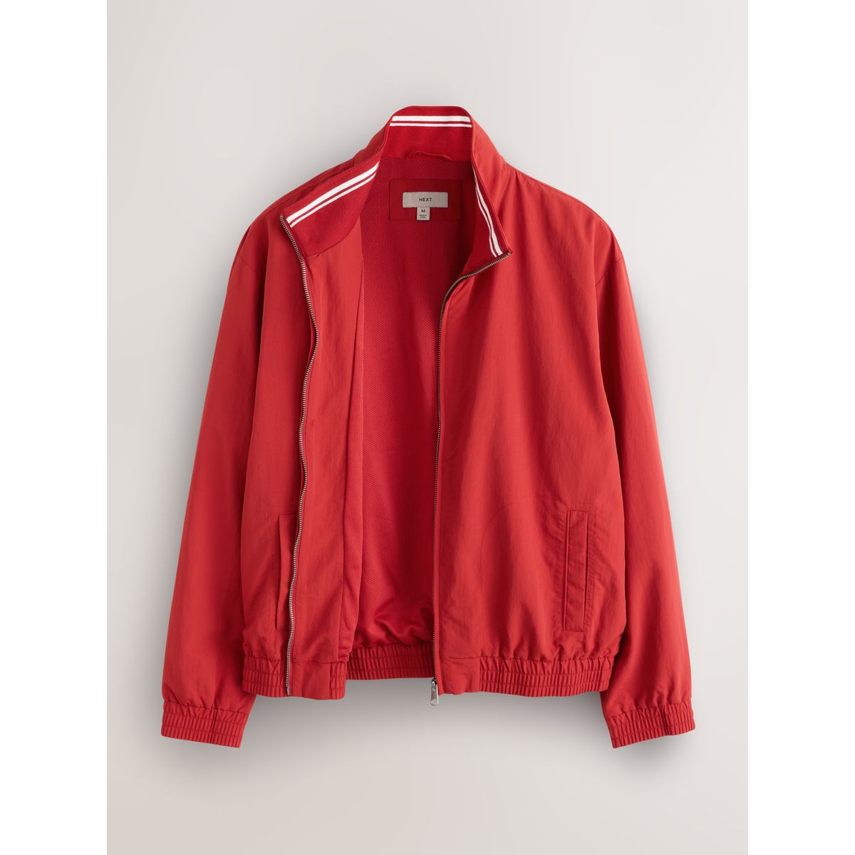 Veste zippée à col montant rouge, NEXT