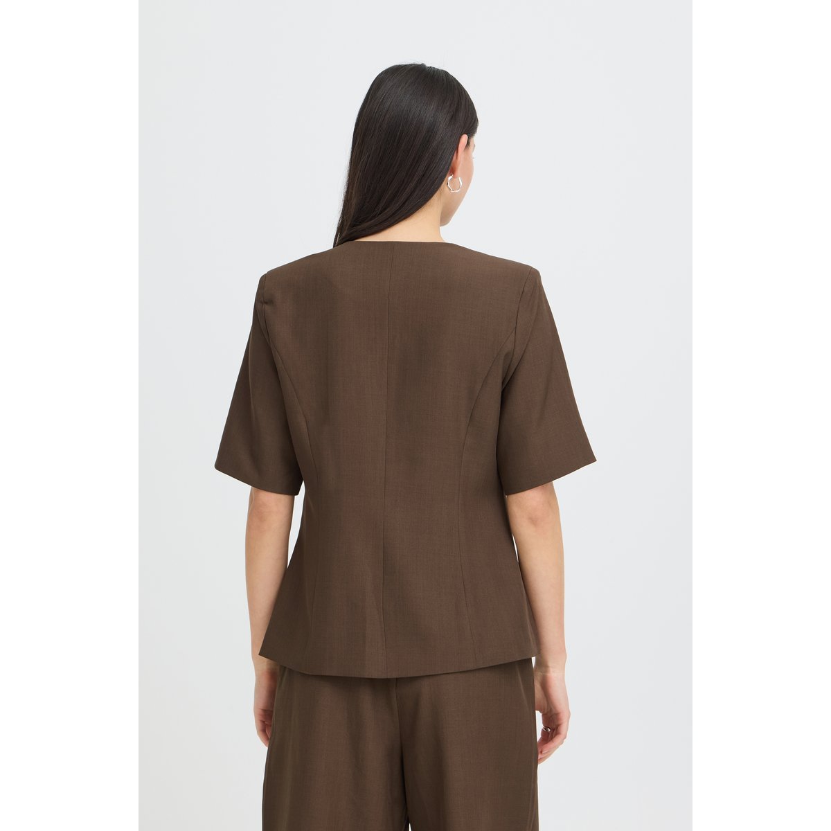 Blazer slate black melange, ICHI