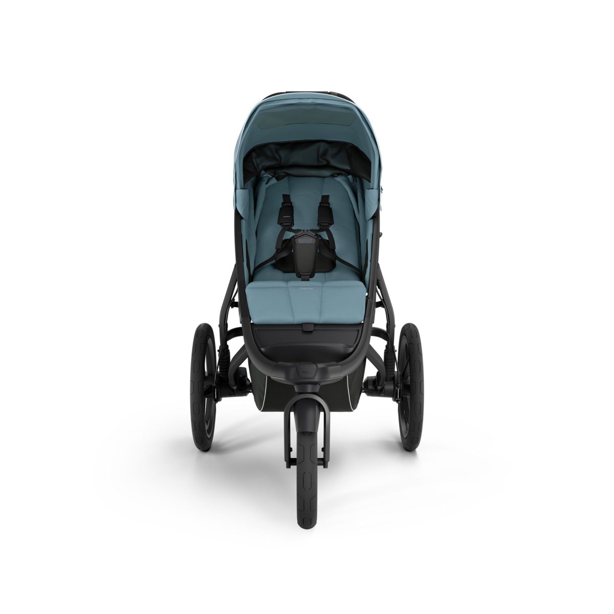 Poussette duo Urban Glide 3 + nacelle Urban Glide bleu, THULE