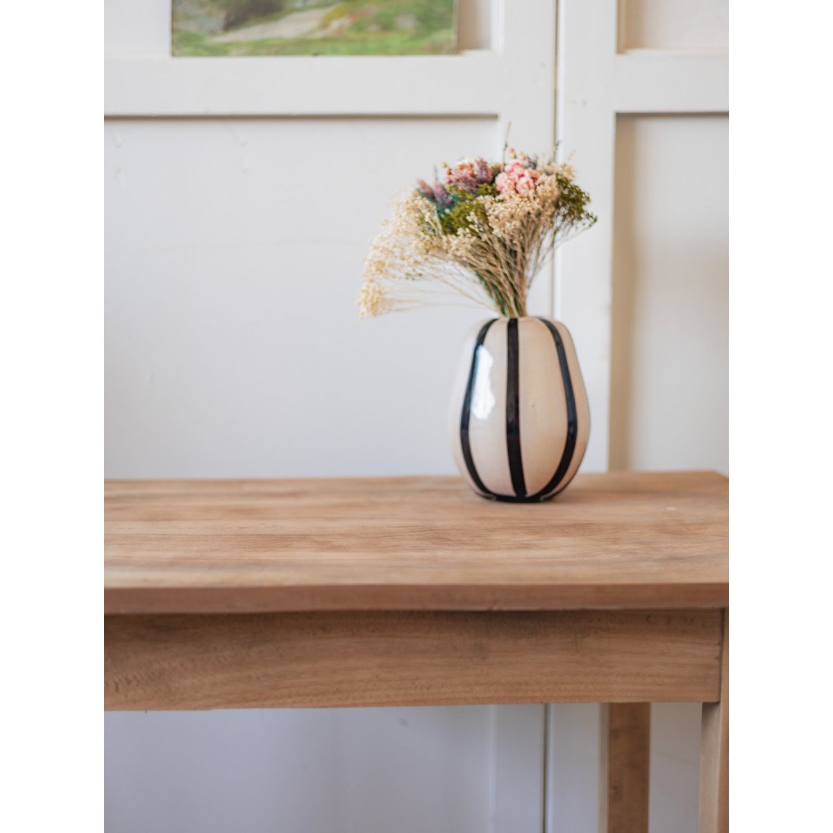 Table d'appoint Francine N°1564 - Bon état bois clair, DEBONGOUT