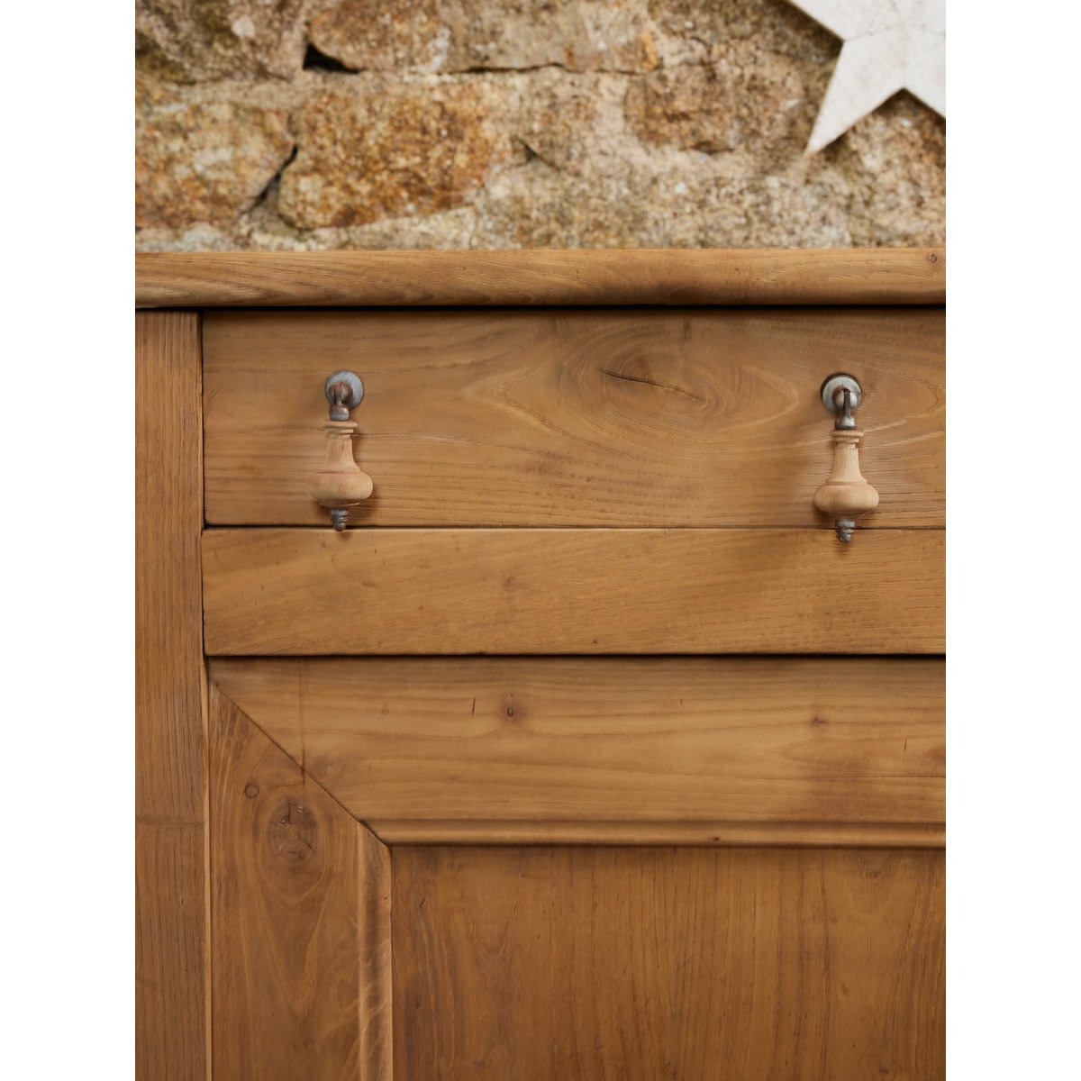 Buffet en chêne massif Gilbert N°1642 - Bon état bois clair, DEBONGOUT