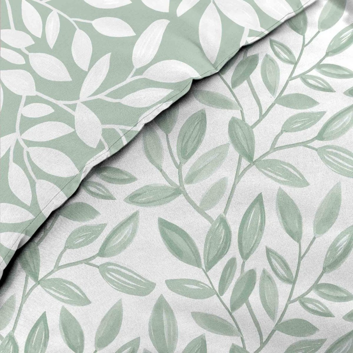 Housse de couette 240x220 + 2 taies imprimées SEQUOIA vert, DECORATIE