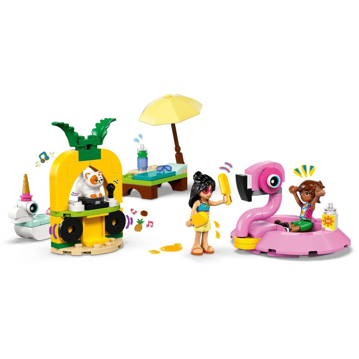 LEGO Friends - Fête Aquatique avec Licorne et Flamant Rose - 42658 multicolore, LEGO