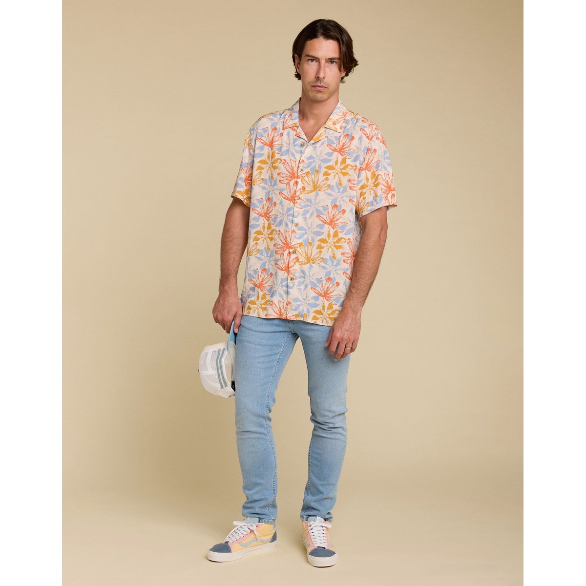PANTALON REGULAR CAB bleu, PULLIN