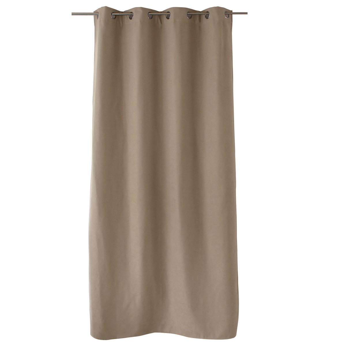 Rideau occultant et doublé thermique NORDICA naturel, HOME MAISON