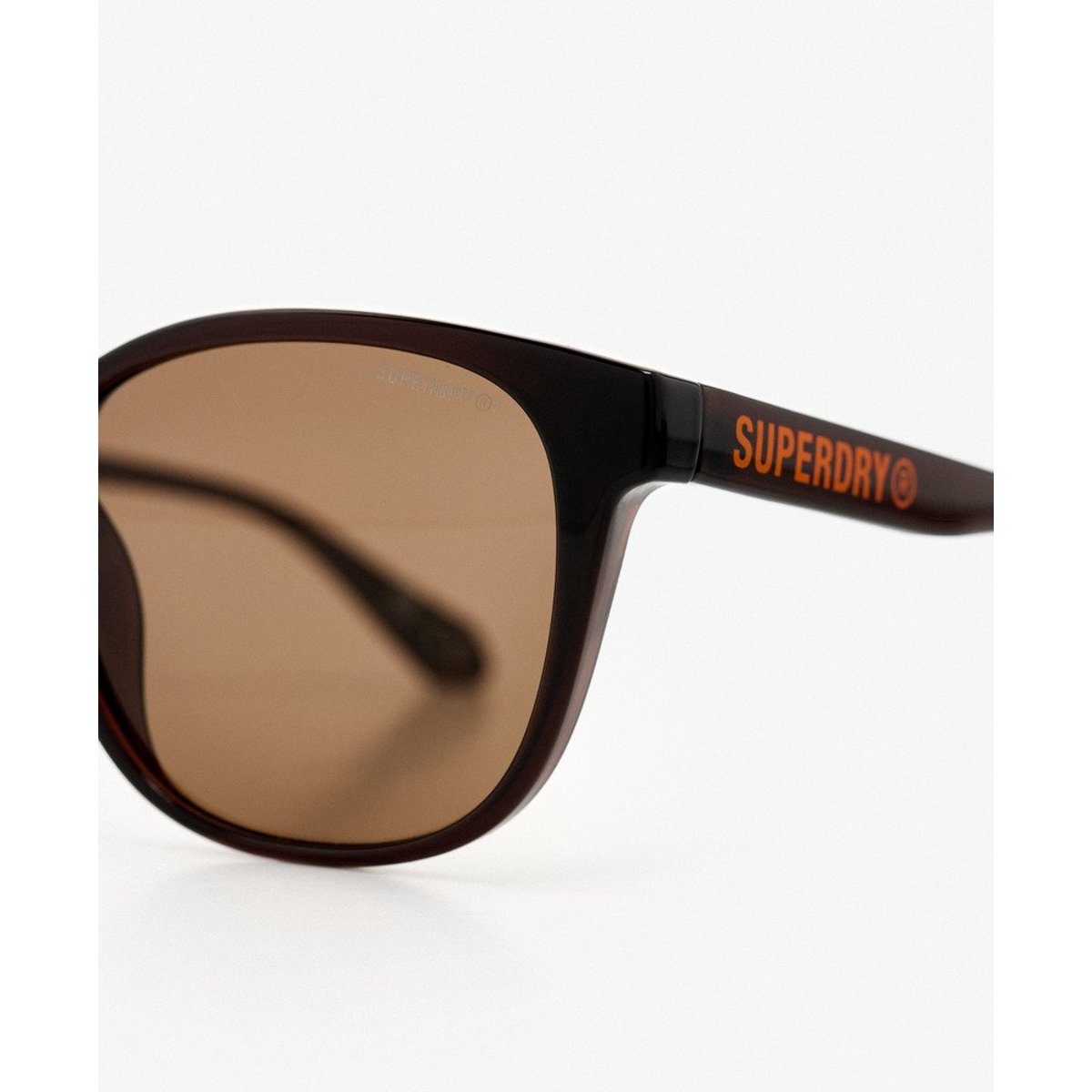Lunettes de soleil à verres ronds verres noirs/marron, SUPERDRY