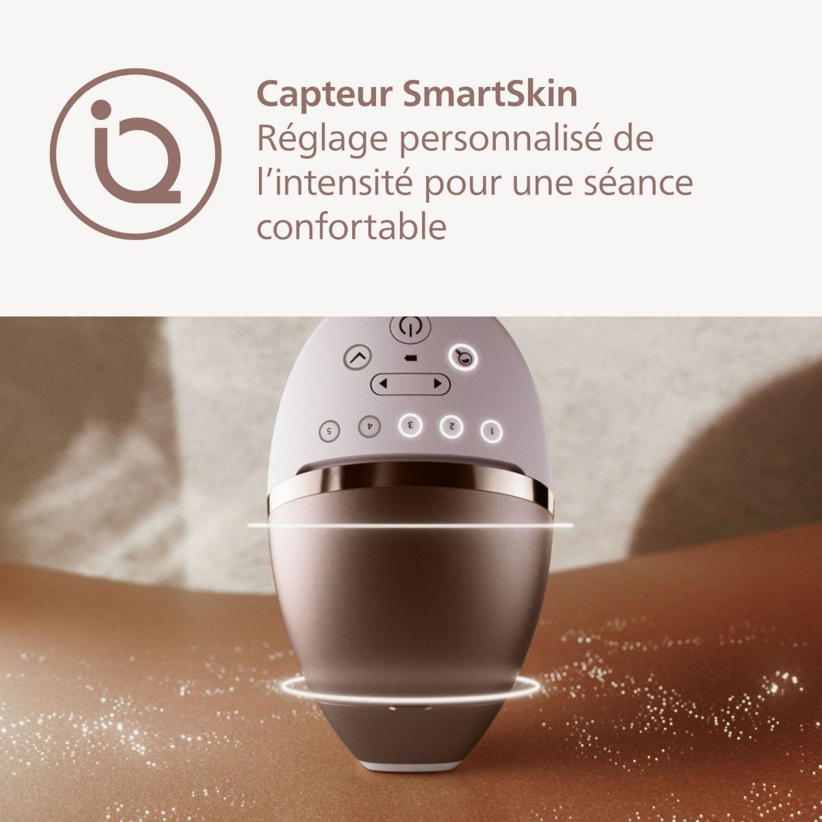 Epilateur lumière pulsée Lumea série 9900 BRI951/01 blanc, PHILIPS